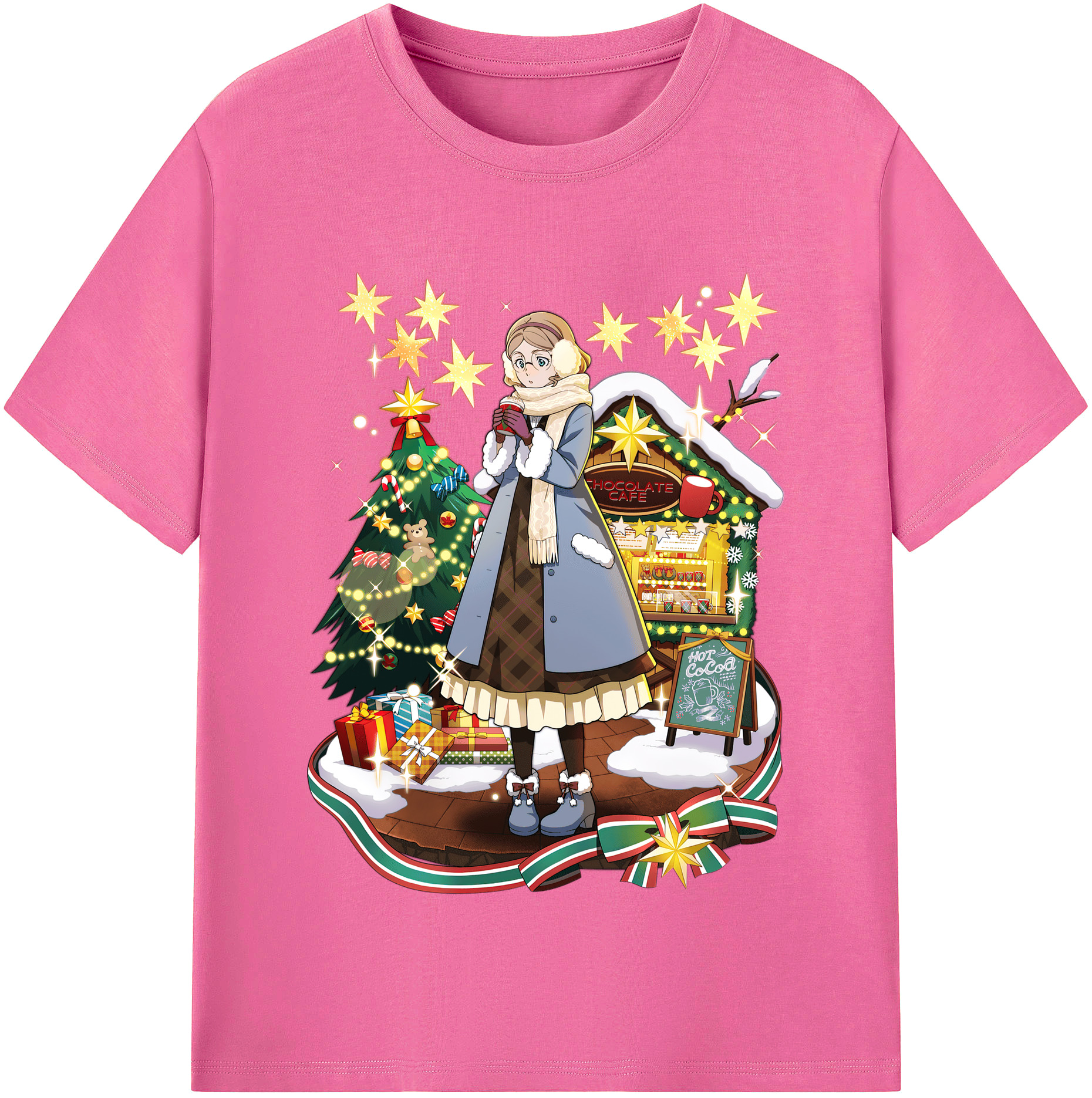 （画像用） 文豪ストレイドッグス Bungo Stray Dogs レディースカジュアルプリントTシャツ（綿100％）